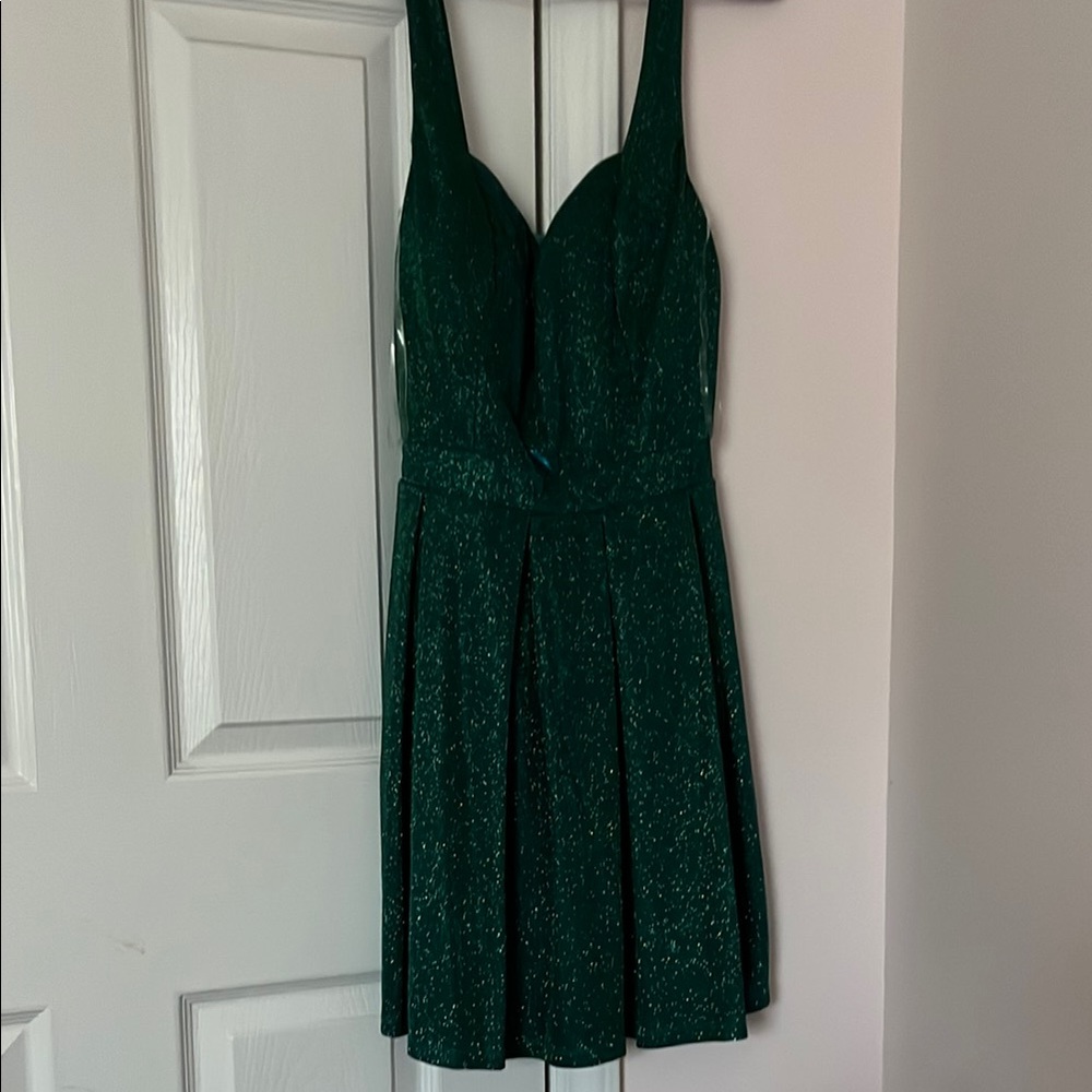 Emerald Green Sweetheart Mini Sundress
